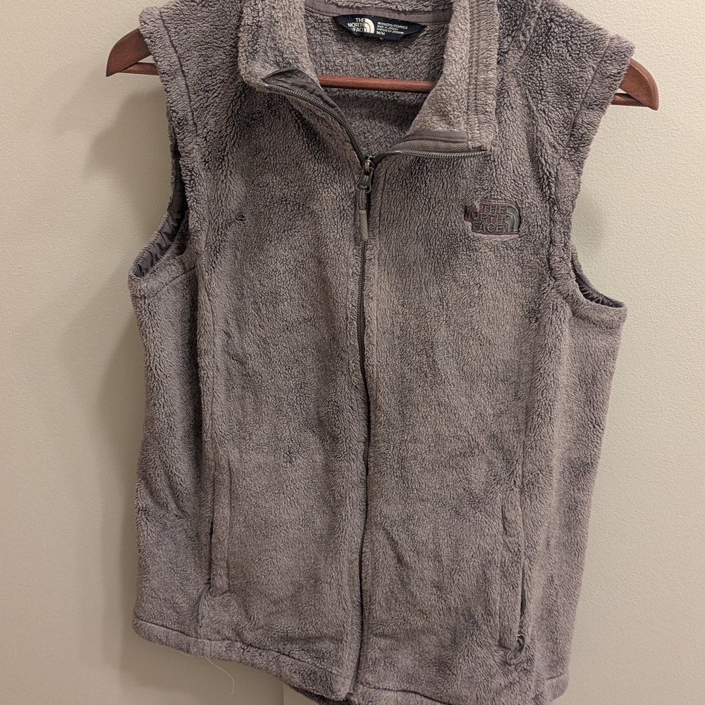 The North Face Gray Fleece Vest